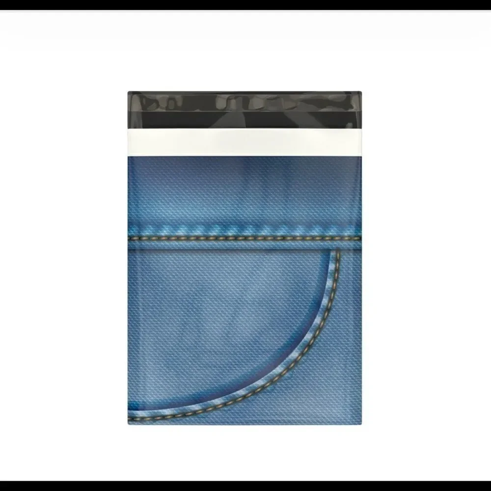 Poly Mailers MIX JEANS 10x13 21 pieces 21 stickers